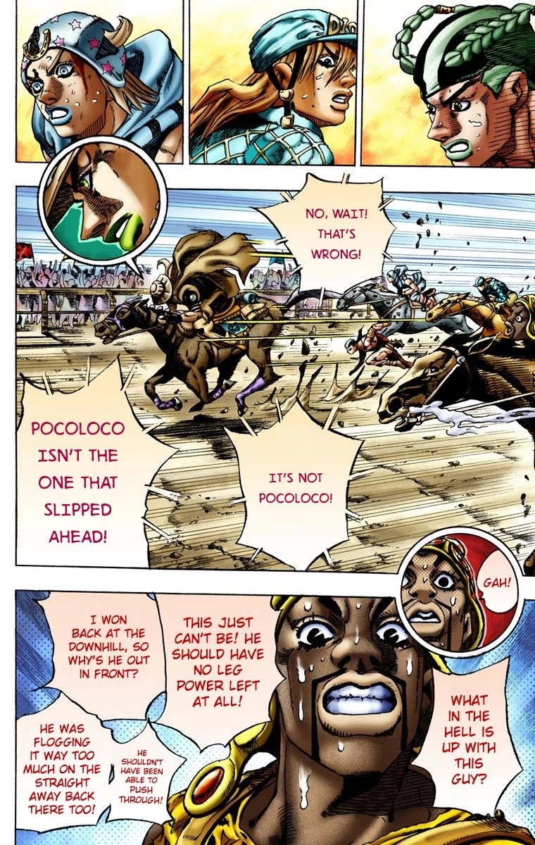 JoJo's Bizarre Adventure Part 7 - Steel Ball Run (Official Colored) Chapter 11 page 17 - Chapter 11: The Final Stretch 1000 Meters Left
