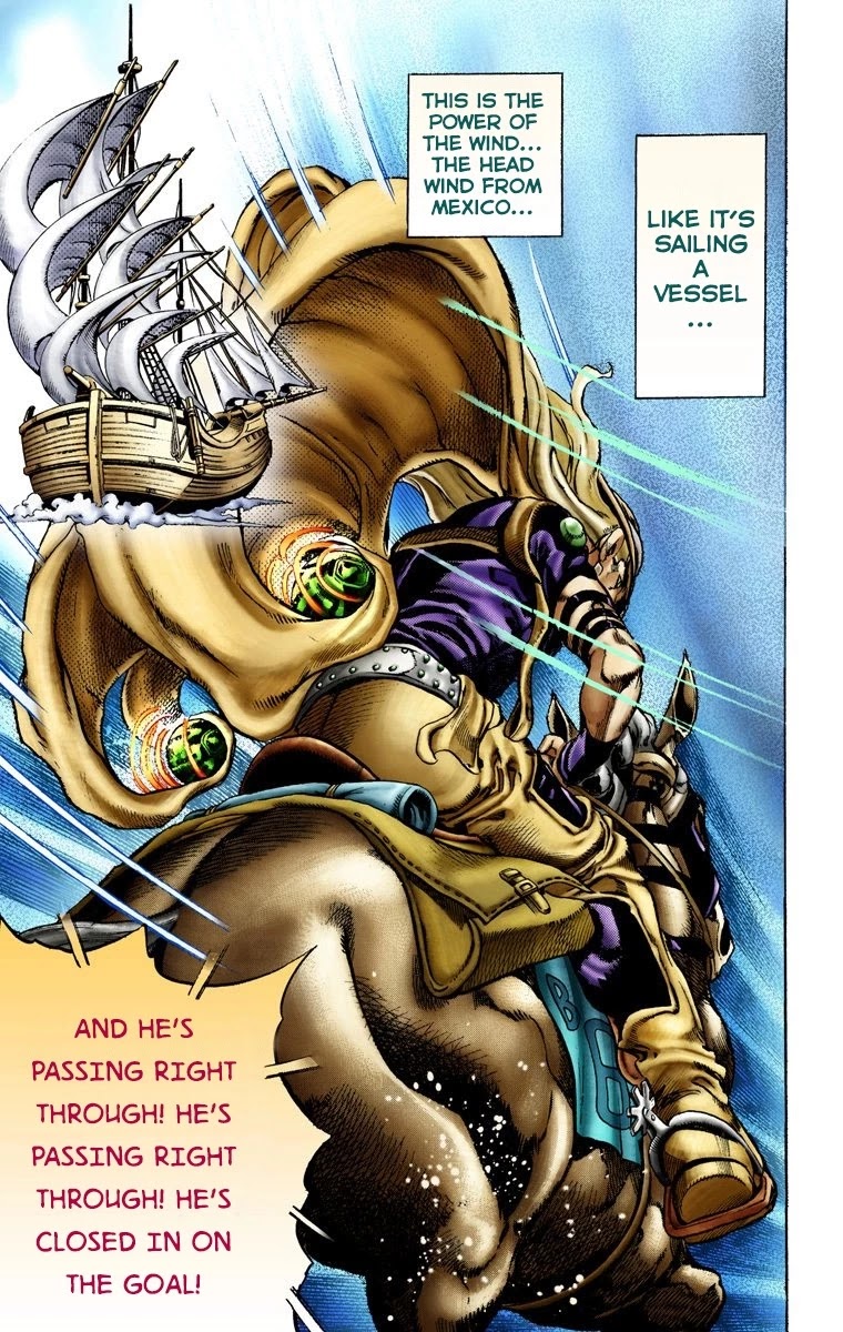 JoJo's Bizarre Adventure Part 7 - Steel Ball Run (Official Colored) Chapter 11 page 20 - Chapter 11: The Final Stretch 1000 Meters Left