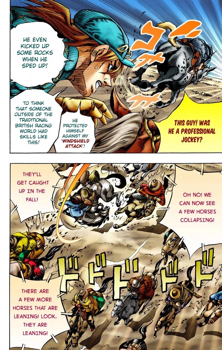 JoJo's Bizarre Adventure Part 7 - Steel Ball Run (Official Colored) Chapter 11 page 6 - Chapter 11: The Final Stretch 1000 Meters Left