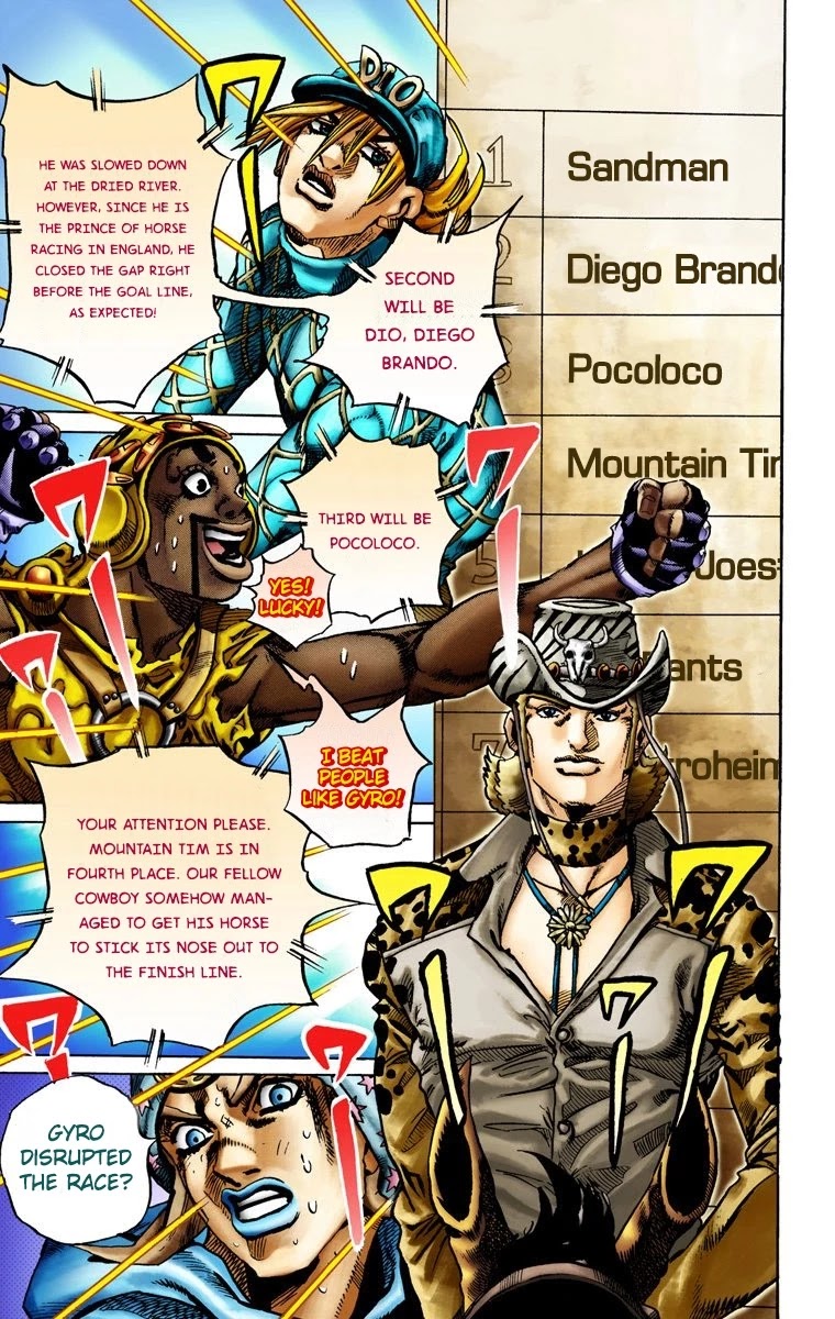 JoJo's Bizarre Adventure Part 7 - Steel Ball Run (Official Colored) Chapter 12 page 14 - Chapter 12: First Stage Disqualified From Victory