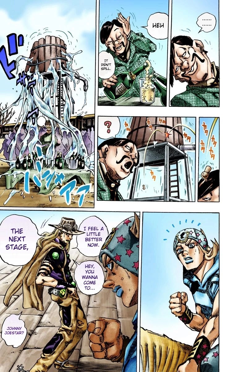 JoJo's Bizarre Adventure Part 7 - Steel Ball Run (Official Colored) Chapter 12 page 22 - Chapter 12: First Stage Disqualified From Victory