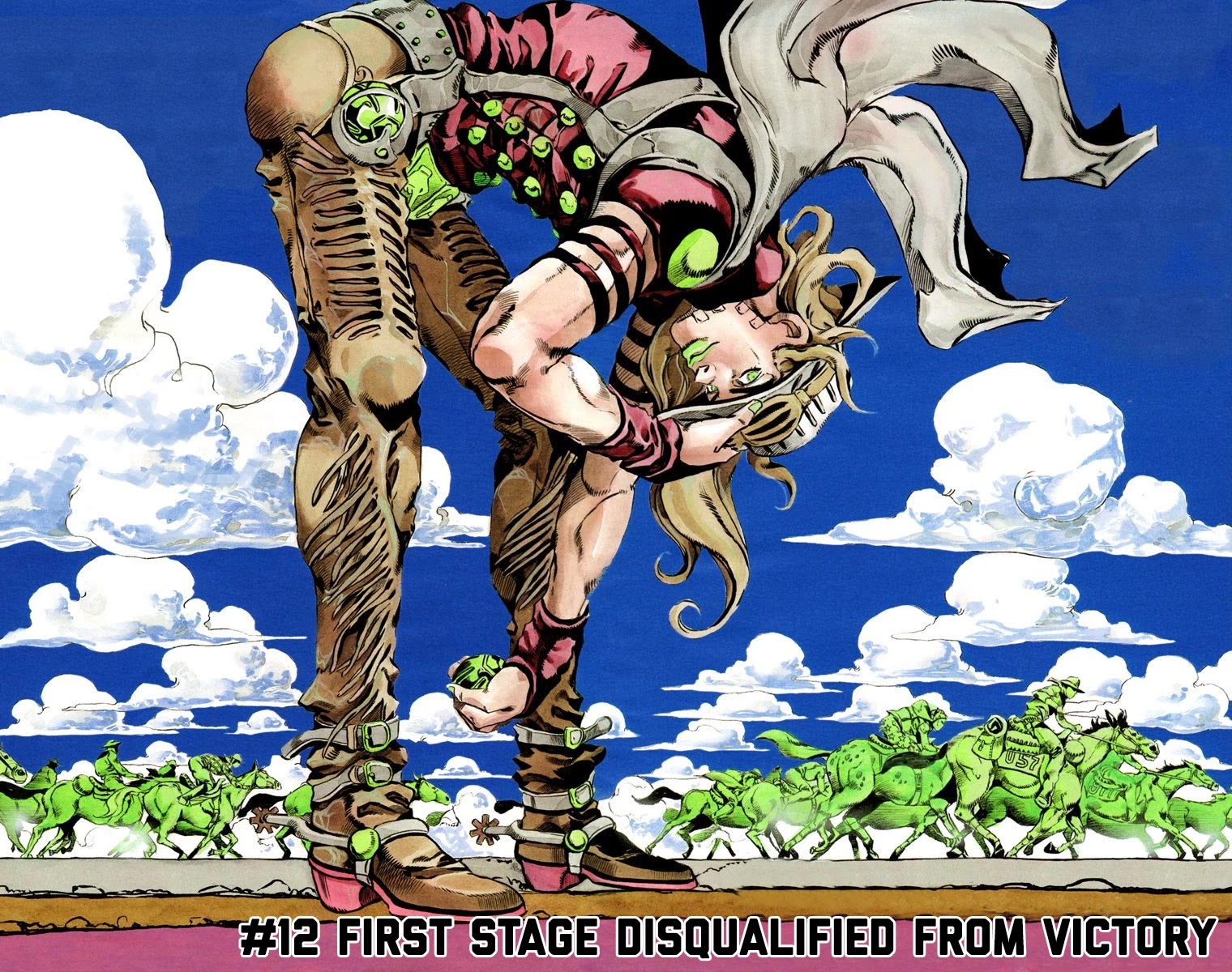 JoJo's Bizarre Adventure Part 7 - Steel Ball Run (Official Colored) Chapter 12 page 4 - Chapter 12: First Stage Disqualified From Victory