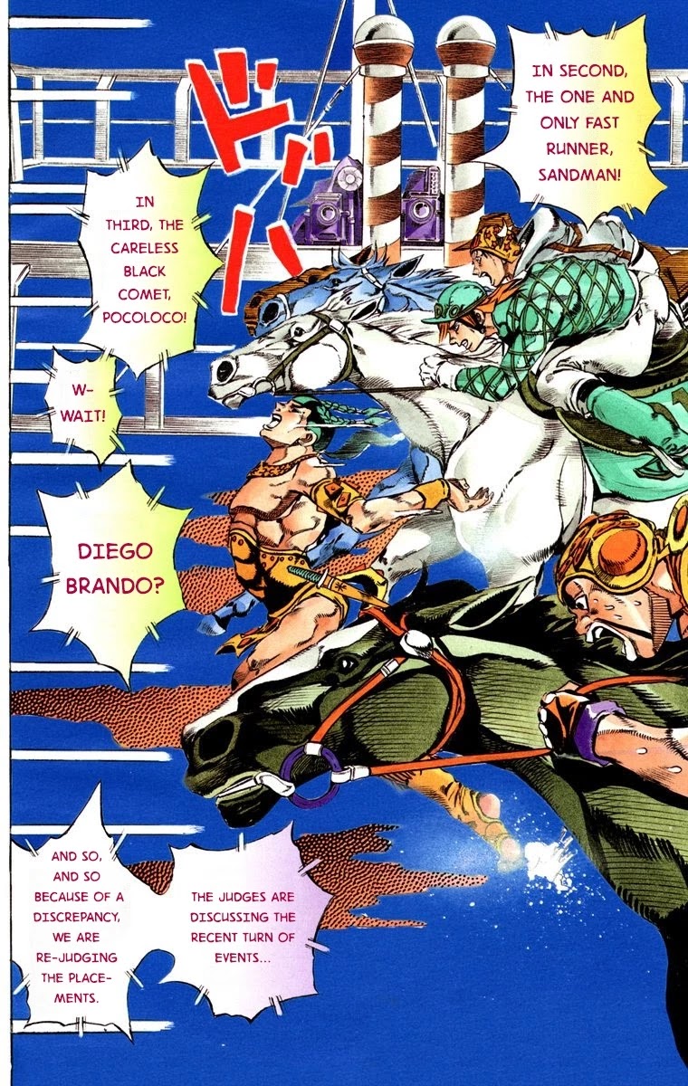 JoJo's Bizarre Adventure Part 7 - Steel Ball Run (Official Colored) Chapter 12 page 5 - Chapter 12: First Stage Disqualified From Victory