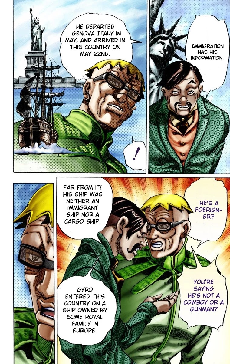 JoJo's Bizarre Adventure Part 7 - Steel Ball Run (Official Colored) Chapter 12 page 9 - Chapter 12: First Stage Disqualified From Victory