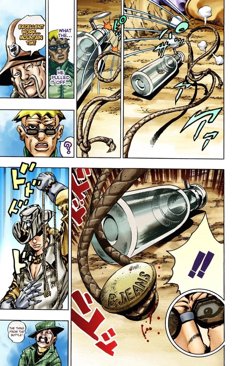 JoJo's Bizarre Adventure Part 7 - Steel Ball Run (Official Colored) Chapter 13 page 13 - Chapter 13: The Sheriff's Request to Mountain Tim