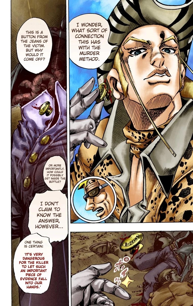 JoJo's Bizarre Adventure Part 7 - Steel Ball Run (Official Colored) Chapter 13 page 14 - Chapter 13: The Sheriff's Request to Mountain Tim