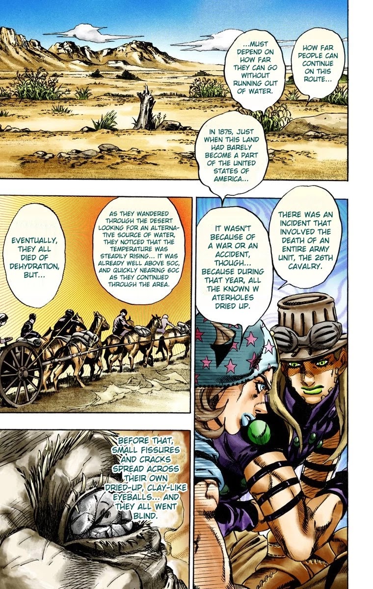 JoJo's Bizarre Adventure Part 7 - Steel Ball Run (Official Colored) Chapter 13 page 20 - Chapter 13: The Sheriff's Request to Mountain Tim