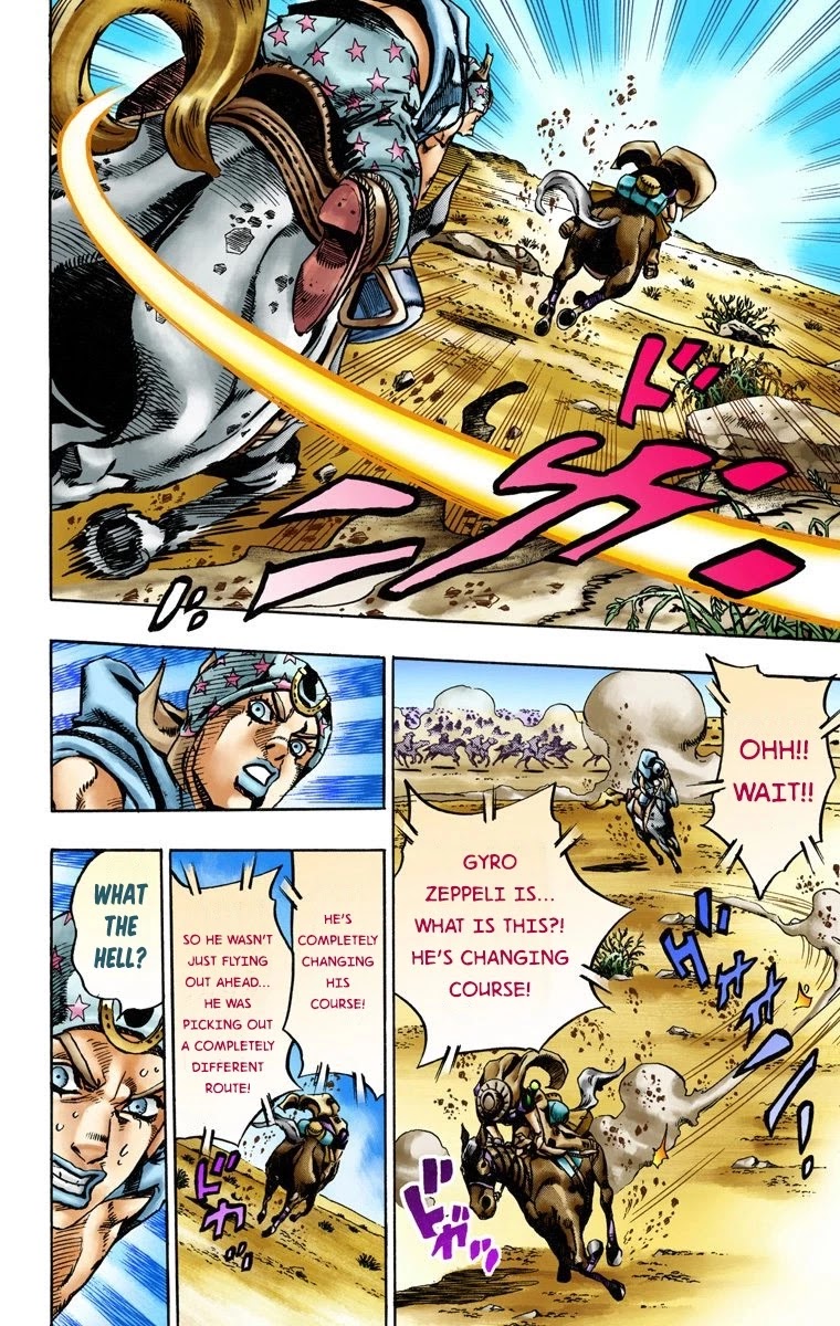 JoJo's Bizarre Adventure Part 7 - Steel Ball Run (Official Colored) Chapter 13 page 25 - Chapter 13: The Sheriff's Request to Mountain Tim