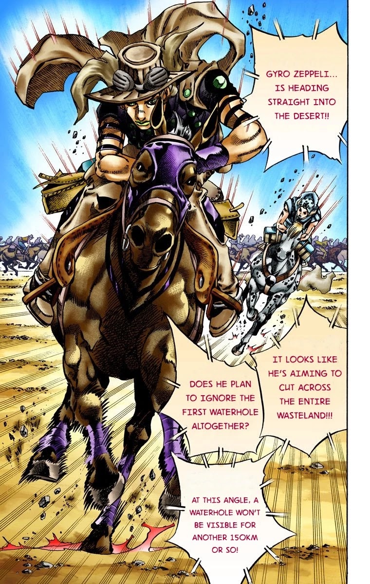JoJo's Bizarre Adventure Part 7 - Steel Ball Run (Official Colored) Chapter 13 page 26 - Chapter 13: The Sheriff's Request to Mountain Tim