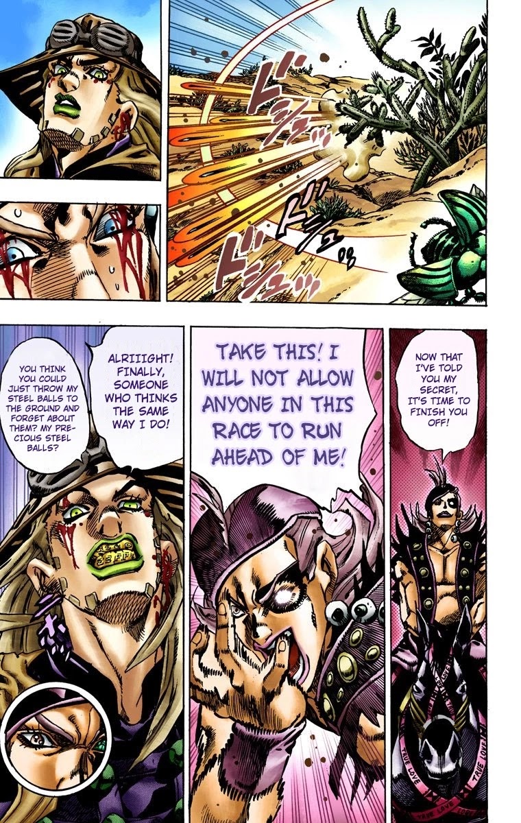JoJo's Bizarre Adventure Part 7 - Steel Ball Run (Official Colored) Chapter 14 page 26 - Chapter 14: Across the Arizona Desert- Continuing Along the Shortest Route