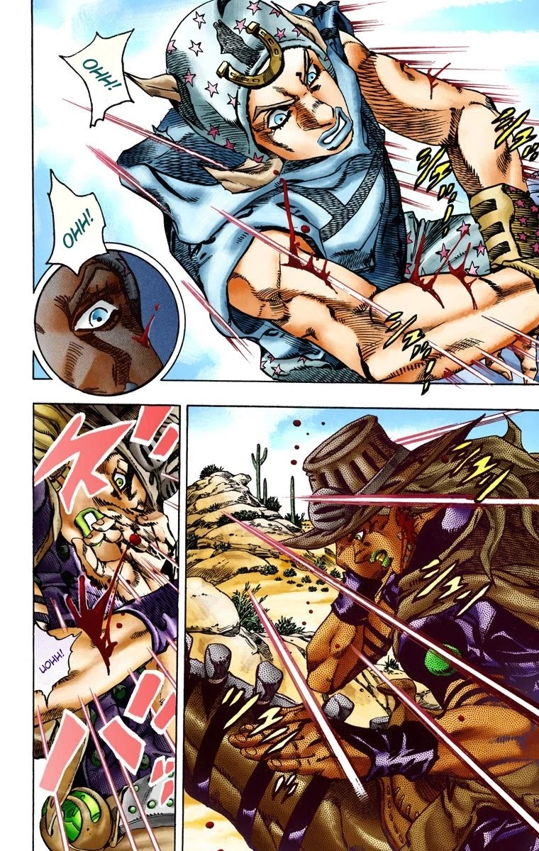JoJo's Bizarre Adventure Part 7 - Steel Ball Run (Official Colored) Chapter 14 page 9 - Chapter 14: Across the Arizona Desert- Continuing Along the Shortest Route