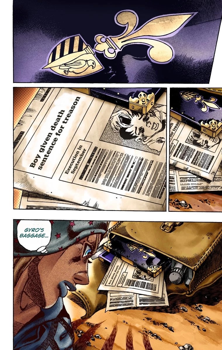 JoJo's Bizarre Adventure Part 7 - Steel Ball Run (Official Colored) Chapter 15 page 11 - Chapter 15: The Desert Born Outlaws Part 1