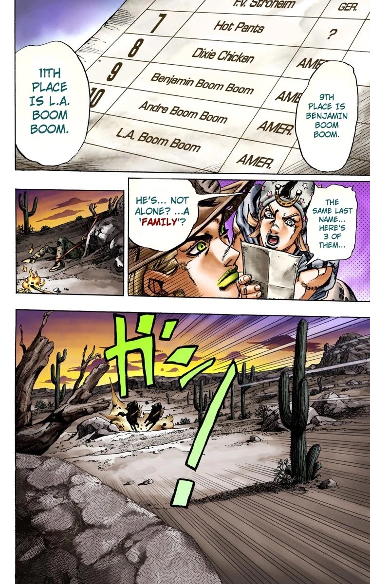 JoJo's Bizarre Adventure Part 7 - Steel Ball Run (Official Colored) Chapter 15 page 26 - Chapter 15: The Desert Born Outlaws Part 1