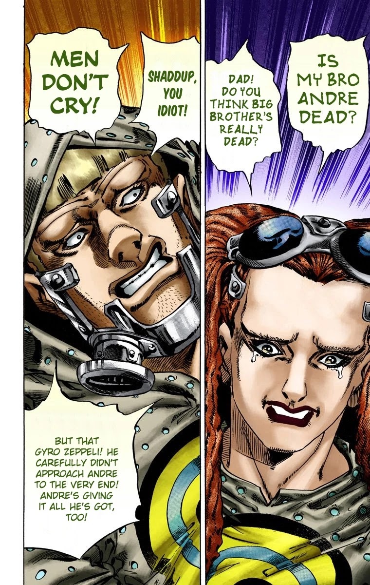 JoJo's Bizarre Adventure Part 7 - Steel Ball Run (Official Colored) Chapter 15 page 28 - Chapter 15: The Desert Born Outlaws Part 1