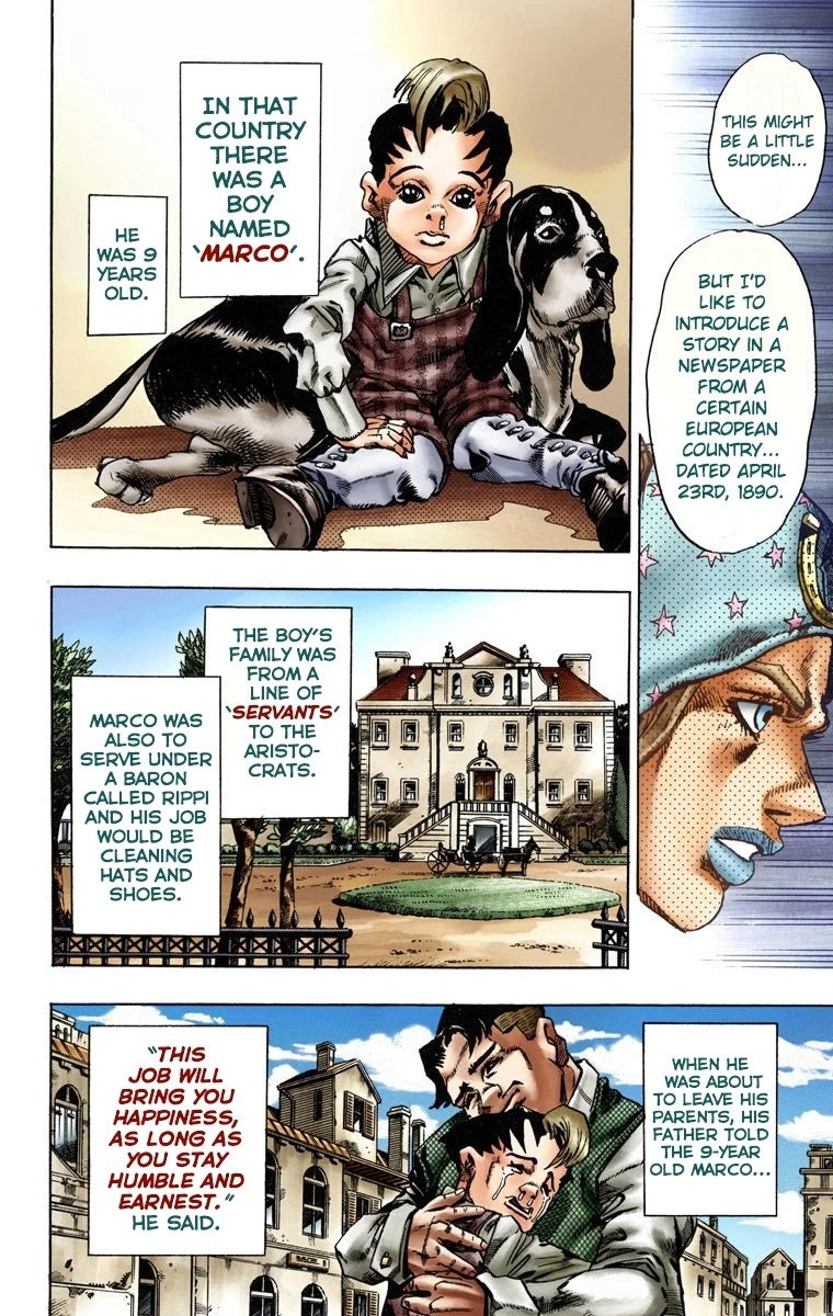 JoJo's Bizarre Adventure Part 7 - Steel Ball Run (Official Colored) Chapter 15 page 3 - Chapter 15: The Desert Born Outlaws Part 1