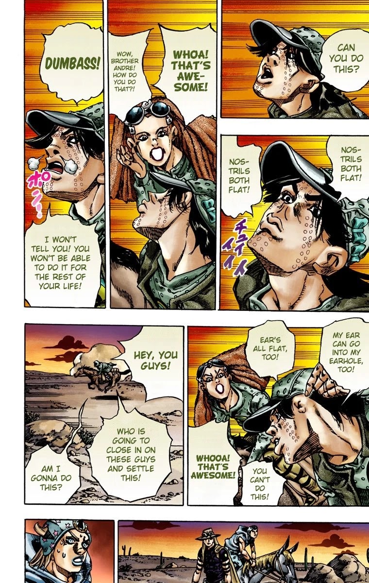 JoJo's Bizarre Adventure Part 7 - Steel Ball Run (Official Colored) Chapter 16 page 20 - Chapter 16: The Desert Born Outlaws Part 2