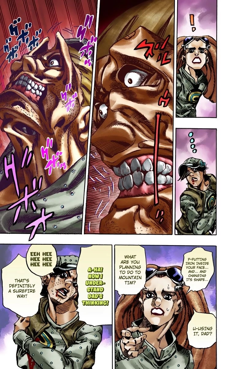 JoJo's Bizarre Adventure Part 7 - Steel Ball Run (Official Colored) Chapter 17 page 11 - Chapter 17: The Desert Born Outlaws Part 3