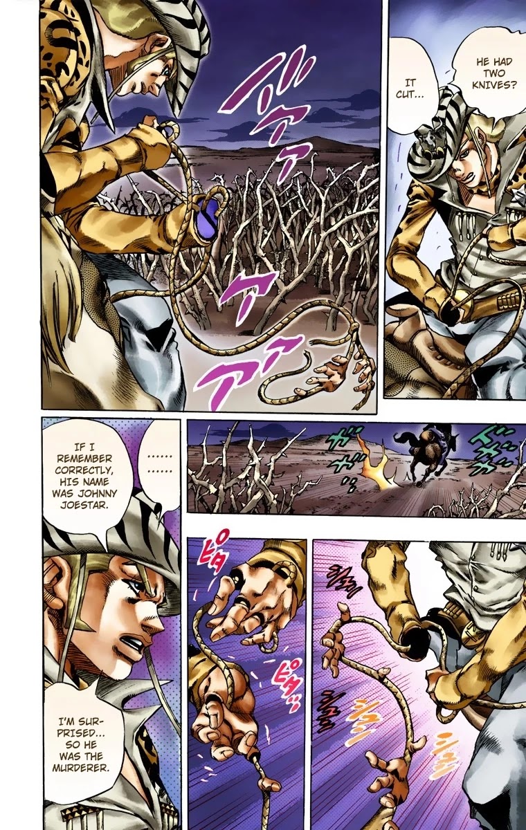 JoJo's Bizarre Adventure Part 7 - Steel Ball Run (Official Colored) Chapter 17 page 29 - Chapter 17: The Desert Born Outlaws Part 3