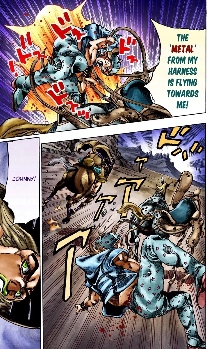 JoJo's Bizarre Adventure Part 7 - Steel Ball Run (Official Colored) Chapter 18 page 10 - Chapter 18: The Devil's Palm Part 1