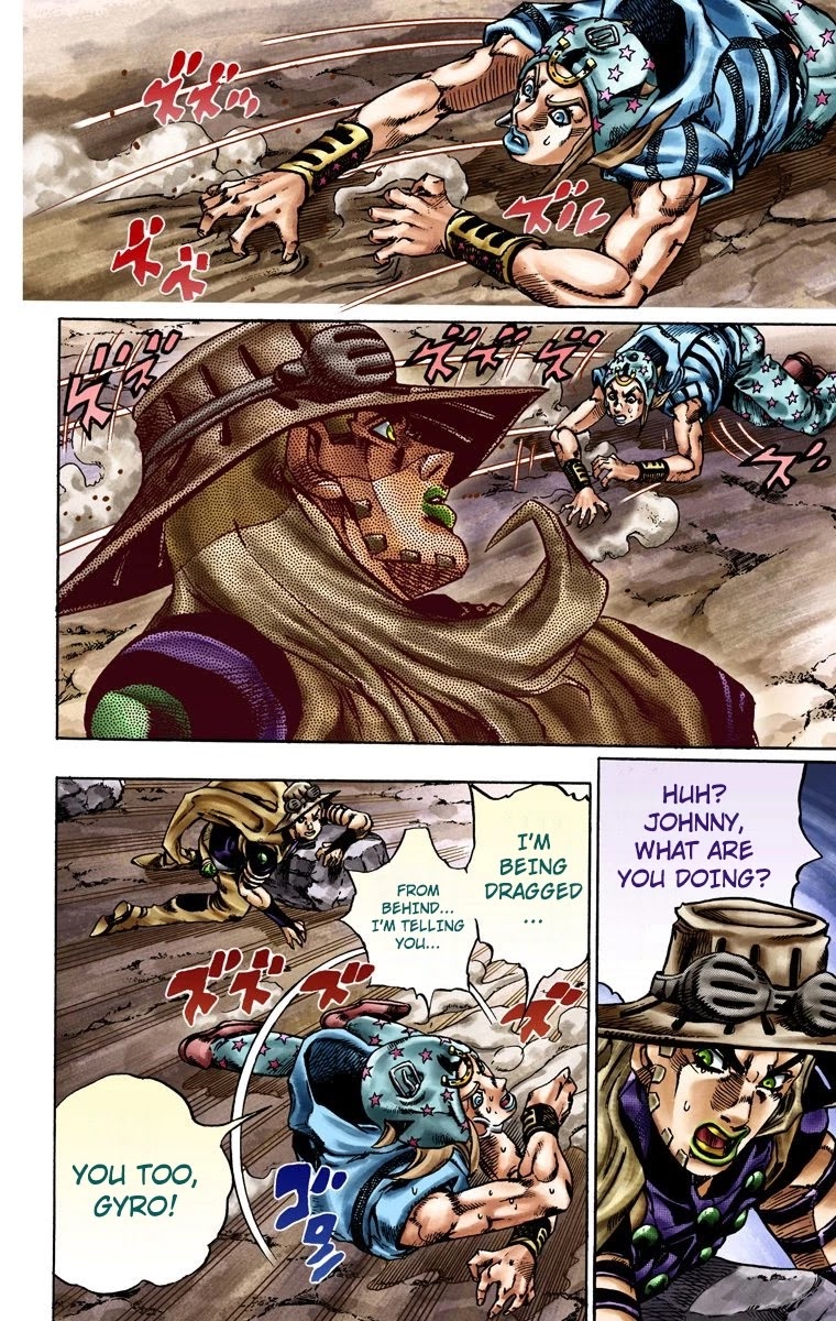 JoJo's Bizarre Adventure Part 7 - Steel Ball Run (Official Colored) Chapter 18 page 15 - Chapter 18: The Devil's Palm Part 1