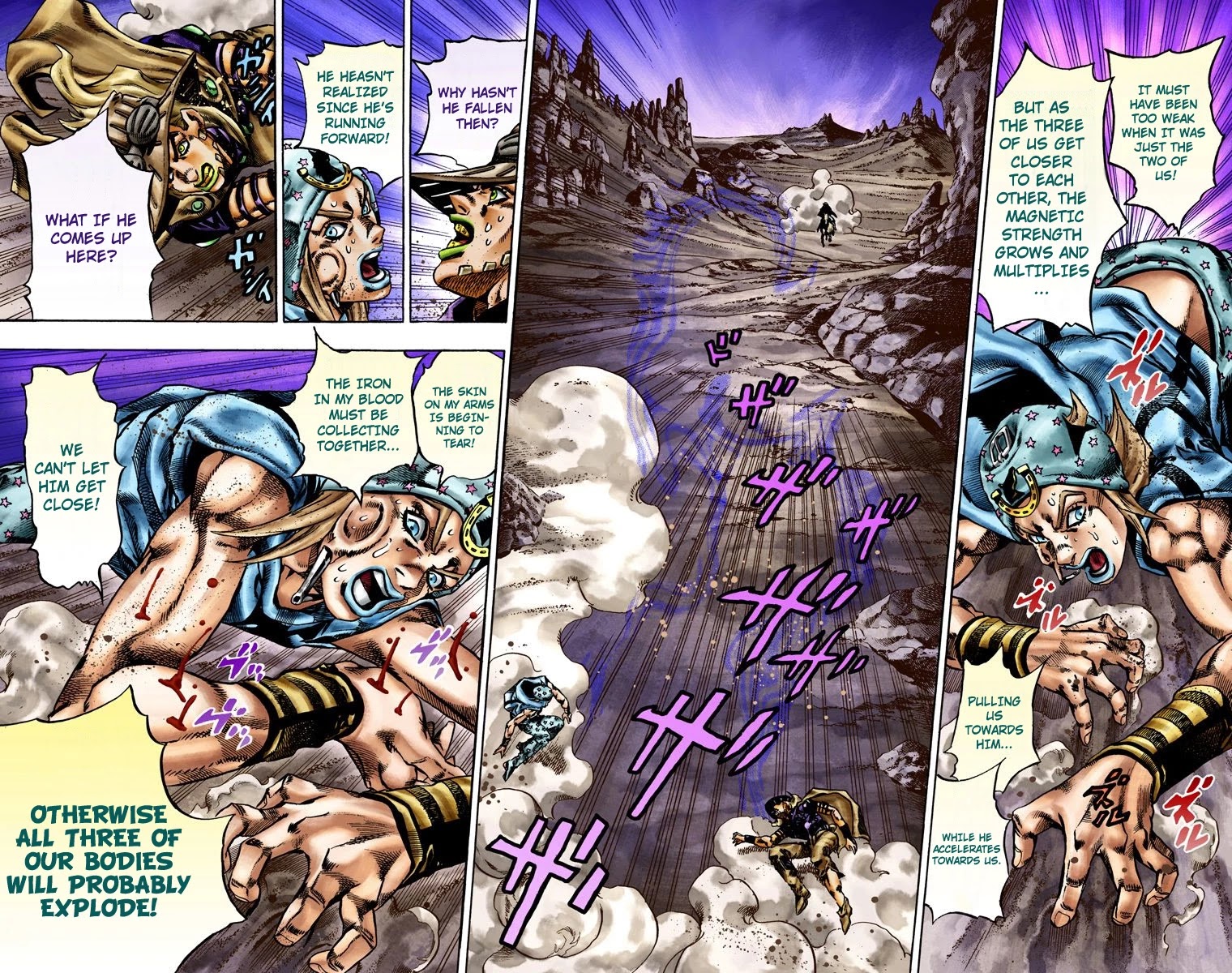 JoJo's Bizarre Adventure Part 7 - Steel Ball Run (Official Colored) Chapter 18 page 17 - Chapter 18: The Devil's Palm Part 1