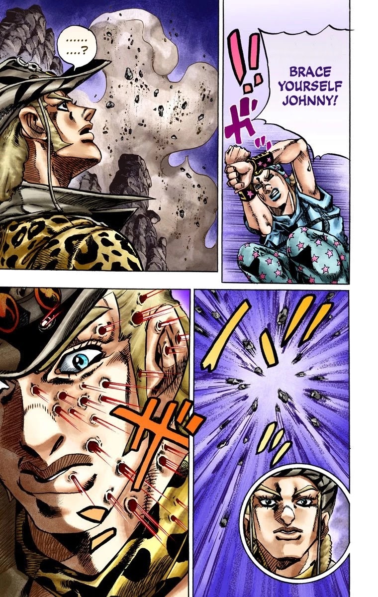 JoJo's Bizarre Adventure Part 7 - Steel Ball Run (Official Colored) Chapter 18 page 22 - Chapter 18: The Devil's Palm Part 1
