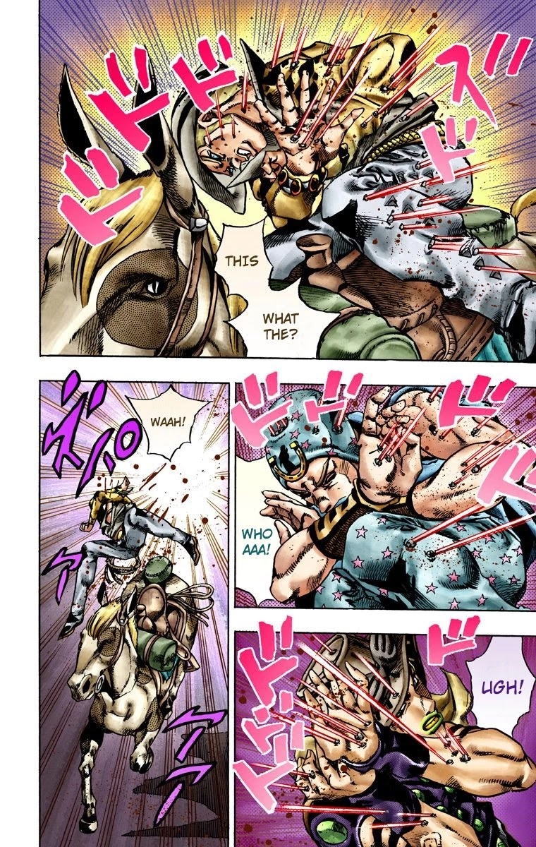 JoJo's Bizarre Adventure Part 7 - Steel Ball Run (Official Colored) Chapter 18 page 23 - Chapter 18: The Devil's Palm Part 1
