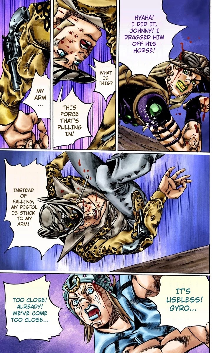 JoJo's Bizarre Adventure Part 7 - Steel Ball Run (Official Colored) Chapter 18 page 24 - Chapter 18: The Devil's Palm Part 1