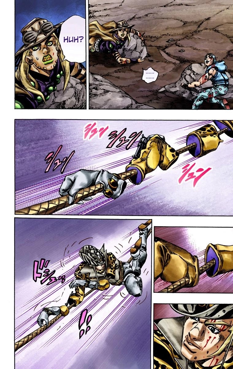 JoJo's Bizarre Adventure Part 7 - Steel Ball Run (Official Colored) Chapter 18 page 27 - Chapter 18: The Devil's Palm Part 1