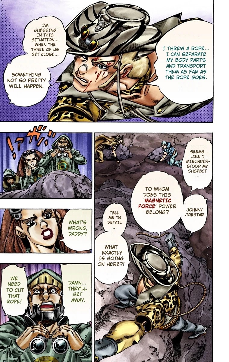 JoJo's Bizarre Adventure Part 7 - Steel Ball Run (Official Colored) Chapter 18 page 28 - Chapter 18: The Devil's Palm Part 1