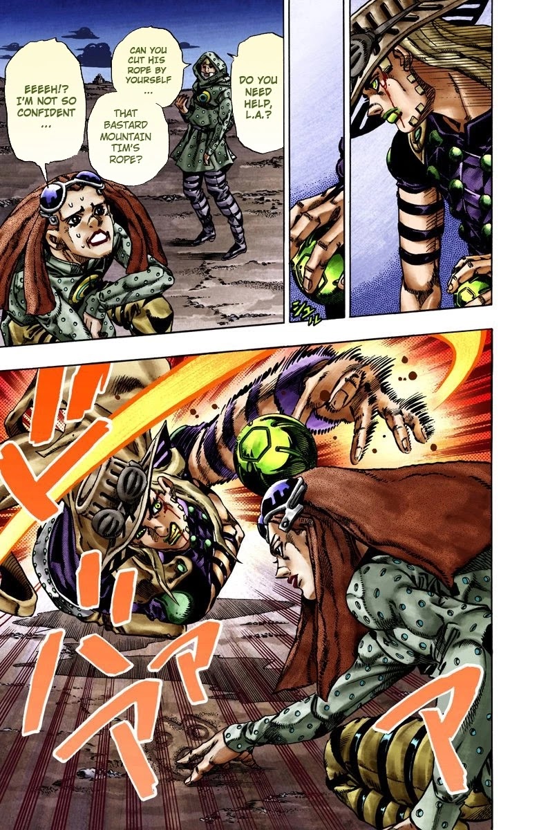 JoJo's Bizarre Adventure Part 7 - Steel Ball Run (Official Colored) Chapter 19 page 10 - Chapter 19: The Devil's Palm Part 2