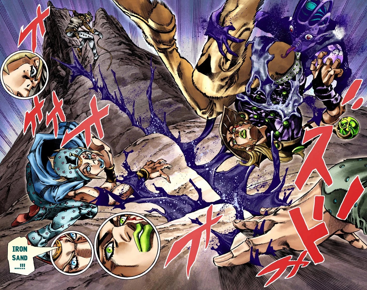 JoJo's Bizarre Adventure Part 7 - Steel Ball Run (Official Colored) Chapter 19 page 11 - Chapter 19: The Devil's Palm Part 2