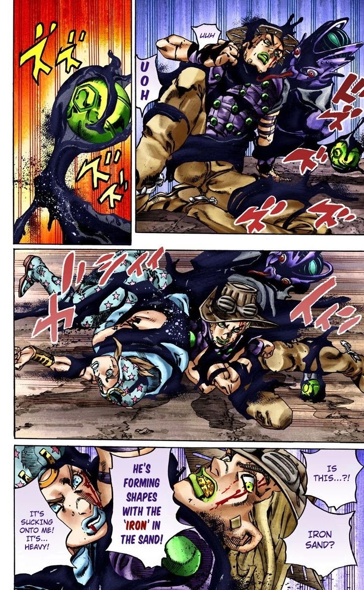 JoJo's Bizarre Adventure Part 7 - Steel Ball Run (Official Colored) Chapter 19 page 12 - Chapter 19: The Devil's Palm Part 2