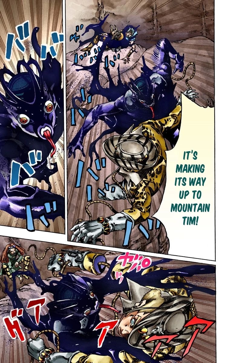 JoJo's Bizarre Adventure Part 7 - Steel Ball Run (Official Colored) Chapter 19 page 13 - Chapter 19: The Devil's Palm Part 2