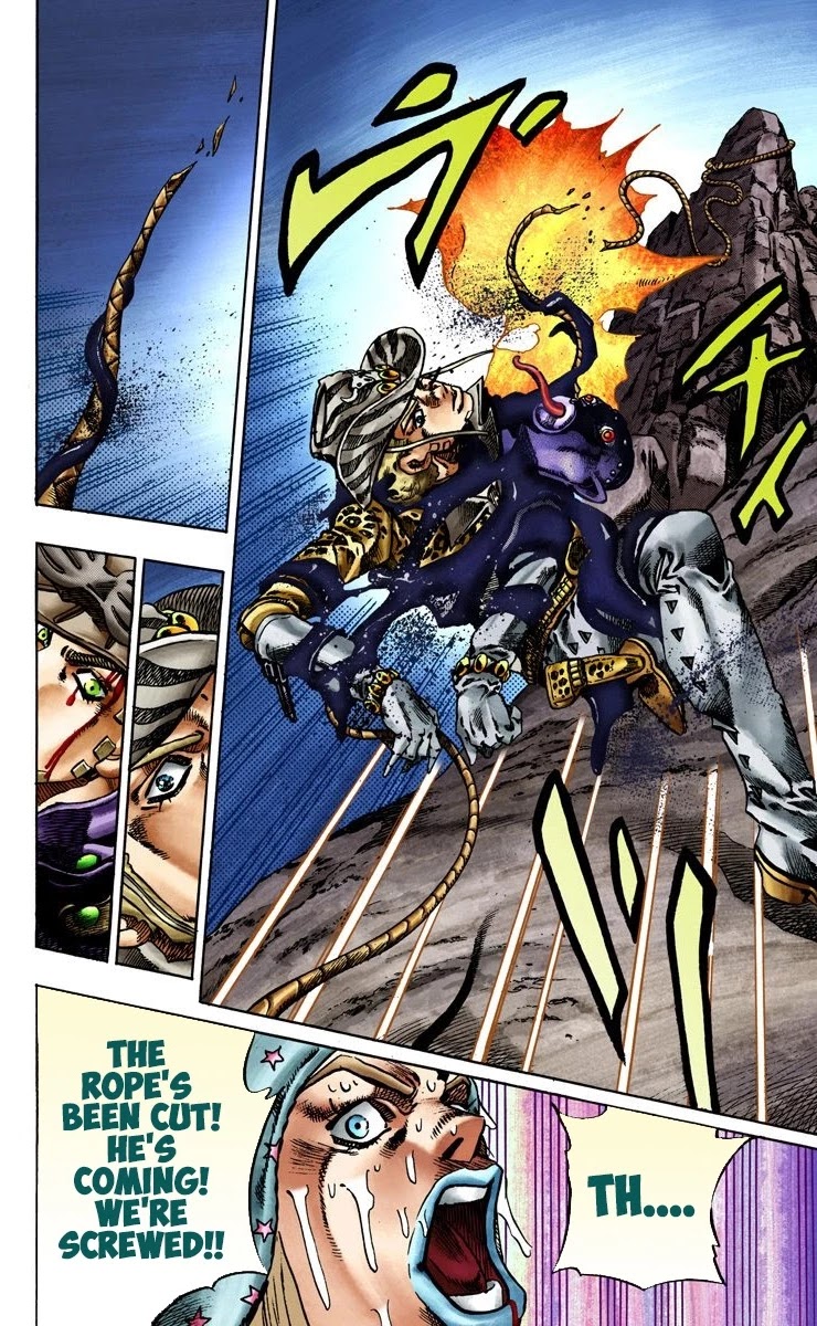 JoJo's Bizarre Adventure Part 7 - Steel Ball Run (Official Colored) Chapter 19 page 15 - Chapter 19: The Devil's Palm Part 2