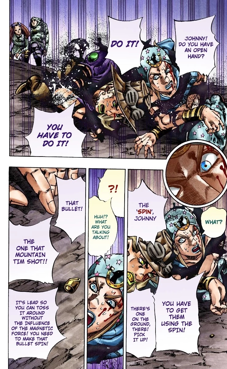 JoJo's Bizarre Adventure Part 7 - Steel Ball Run (Official Colored) Chapter 19 page 17 - Chapter 19: The Devil's Palm Part 2