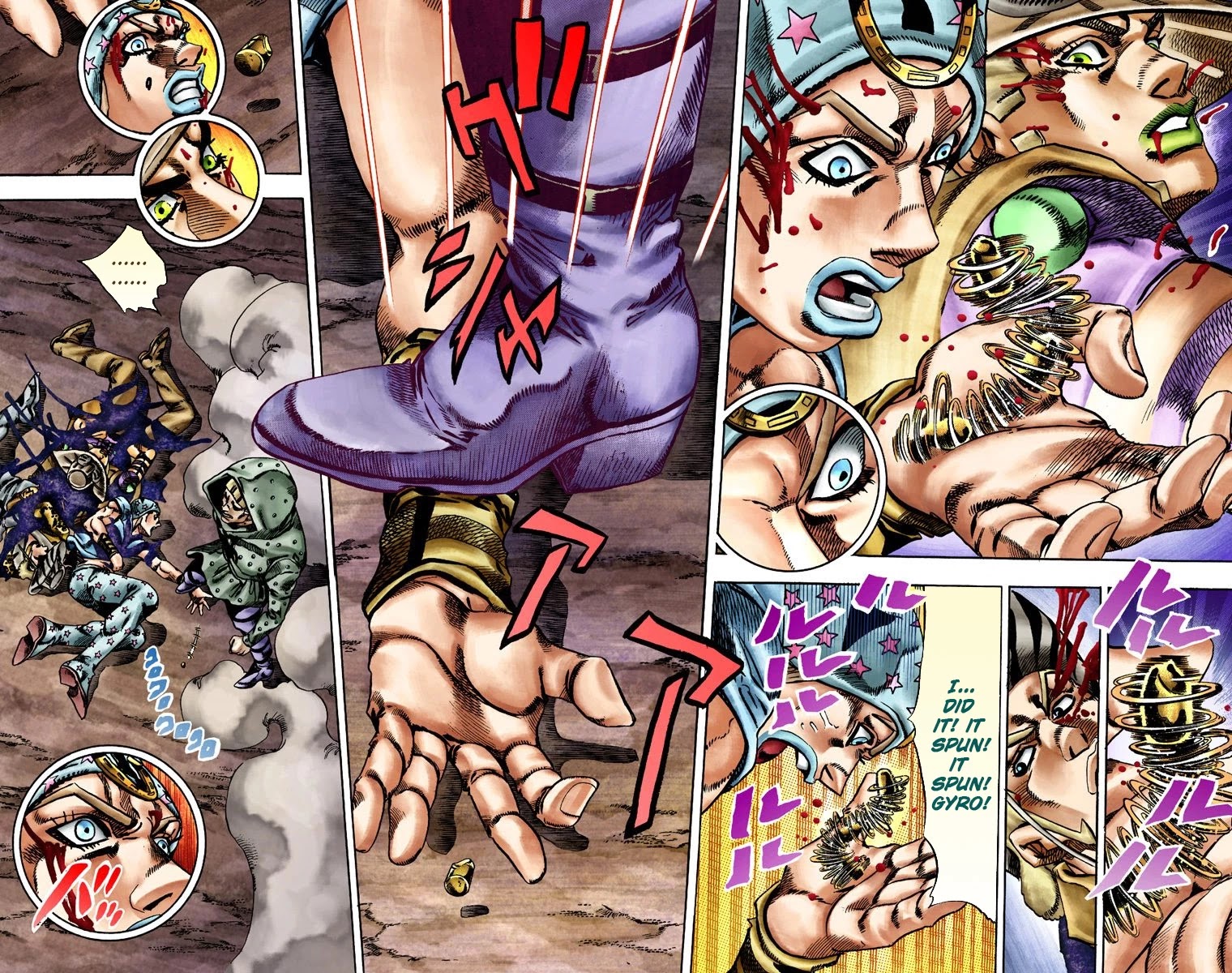 JoJo's Bizarre Adventure Part 7 - Steel Ball Run (Official Colored) Chapter 19 page 22 - Chapter 19: The Devil's Palm Part 2