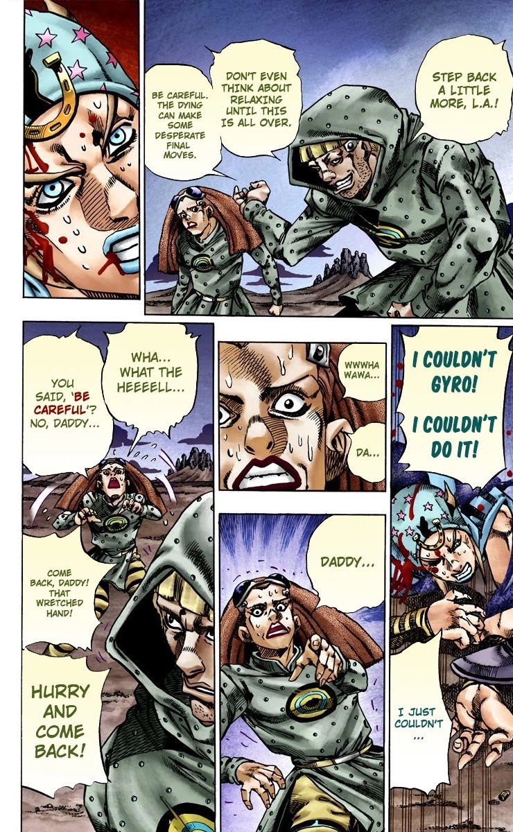 JoJo's Bizarre Adventure Part 7 - Steel Ball Run (Official Colored) Chapter 19 page 23 - Chapter 19: The Devil's Palm Part 2