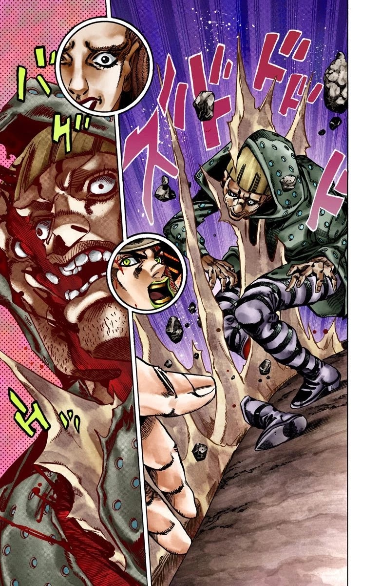 JoJo's Bizarre Adventure Part 7 - Steel Ball Run (Official Colored) Chapter 19 page 28 - Chapter 19: The Devil's Palm Part 2