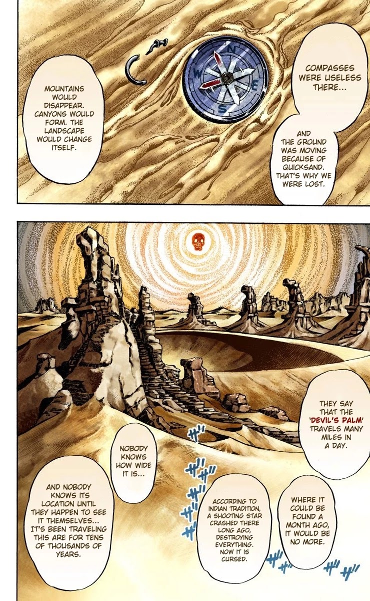 JoJo's Bizarre Adventure Part 7 - Steel Ball Run (Official Colored) Chapter 19 page 5 - Chapter 19: The Devil's Palm Part 2