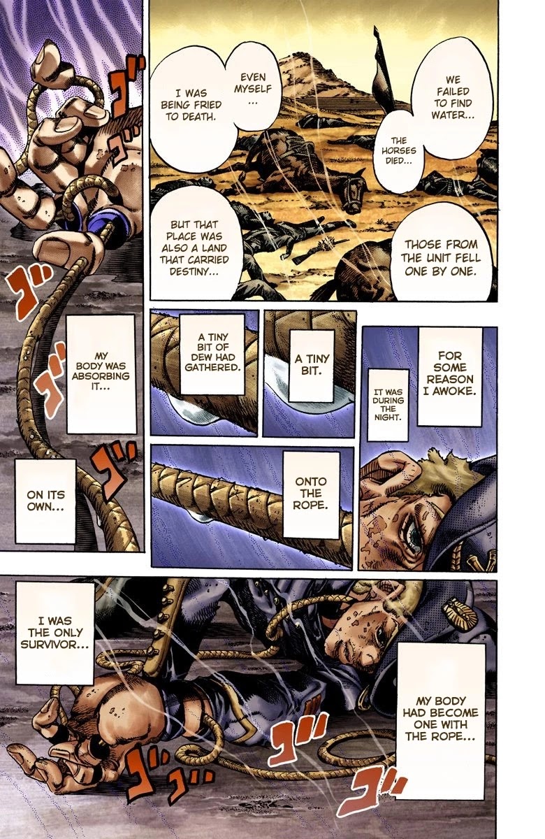 JoJo's Bizarre Adventure Part 7 - Steel Ball Run (Official Colored) Chapter 19 page 6 - Chapter 19: The Devil's Palm Part 2