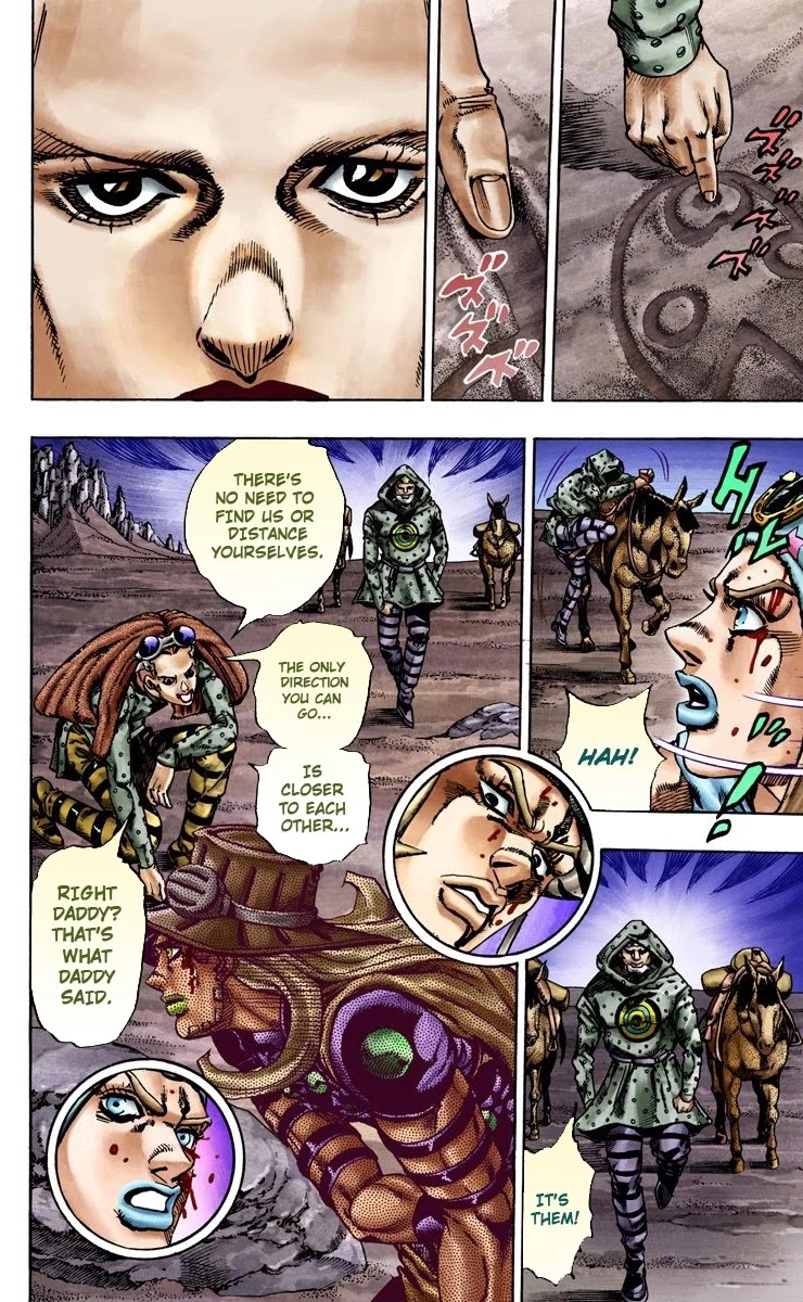 JoJo's Bizarre Adventure Part 7 - Steel Ball Run (Official Colored) Chapter 19 page 9 - Chapter 19: The Devil's Palm Part 2