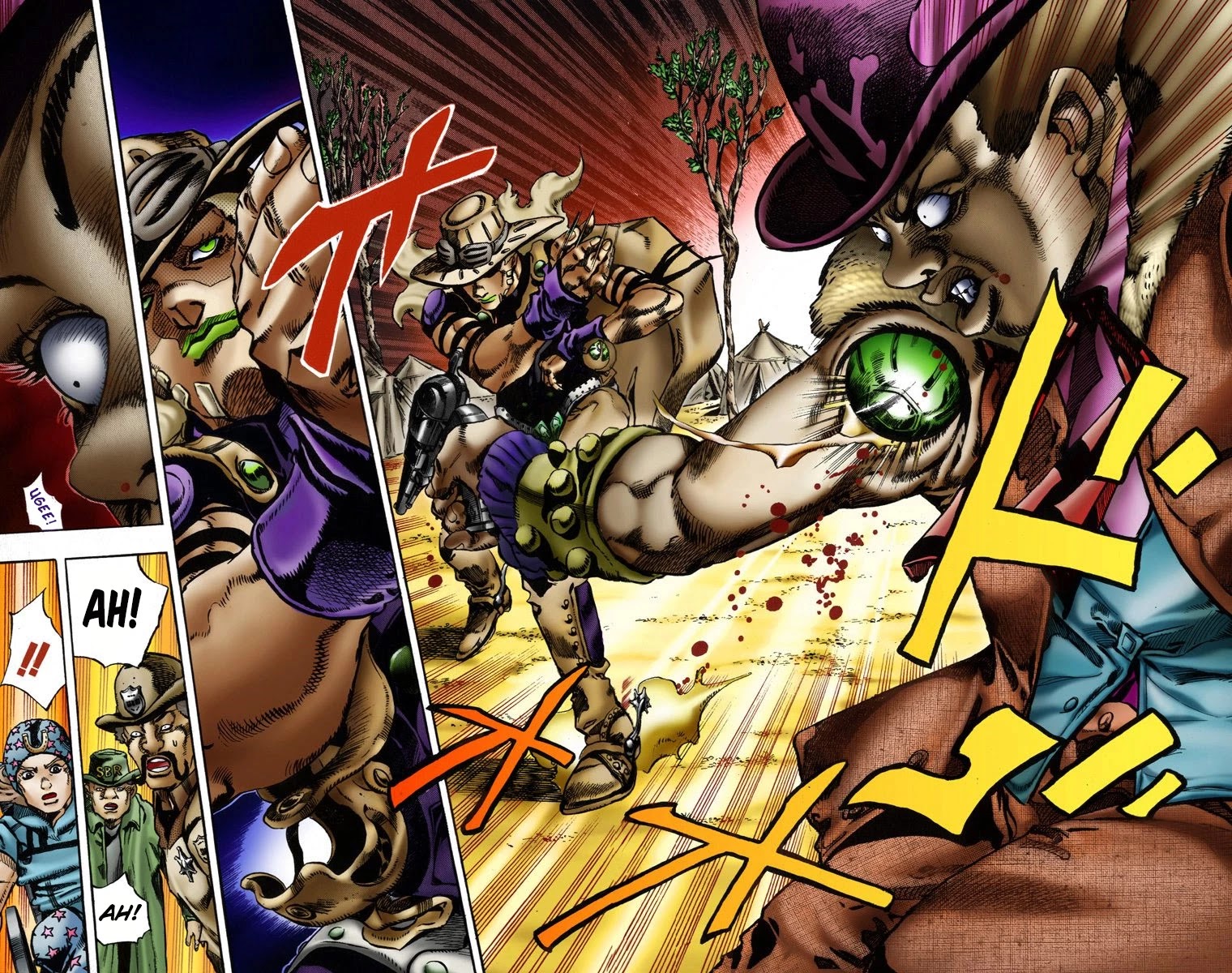 JoJo's Bizarre Adventure Part 7 - Steel Ball Run (Official Colored) Chapter 2 page 20 - Chapter 2: Gyro Zeppeli