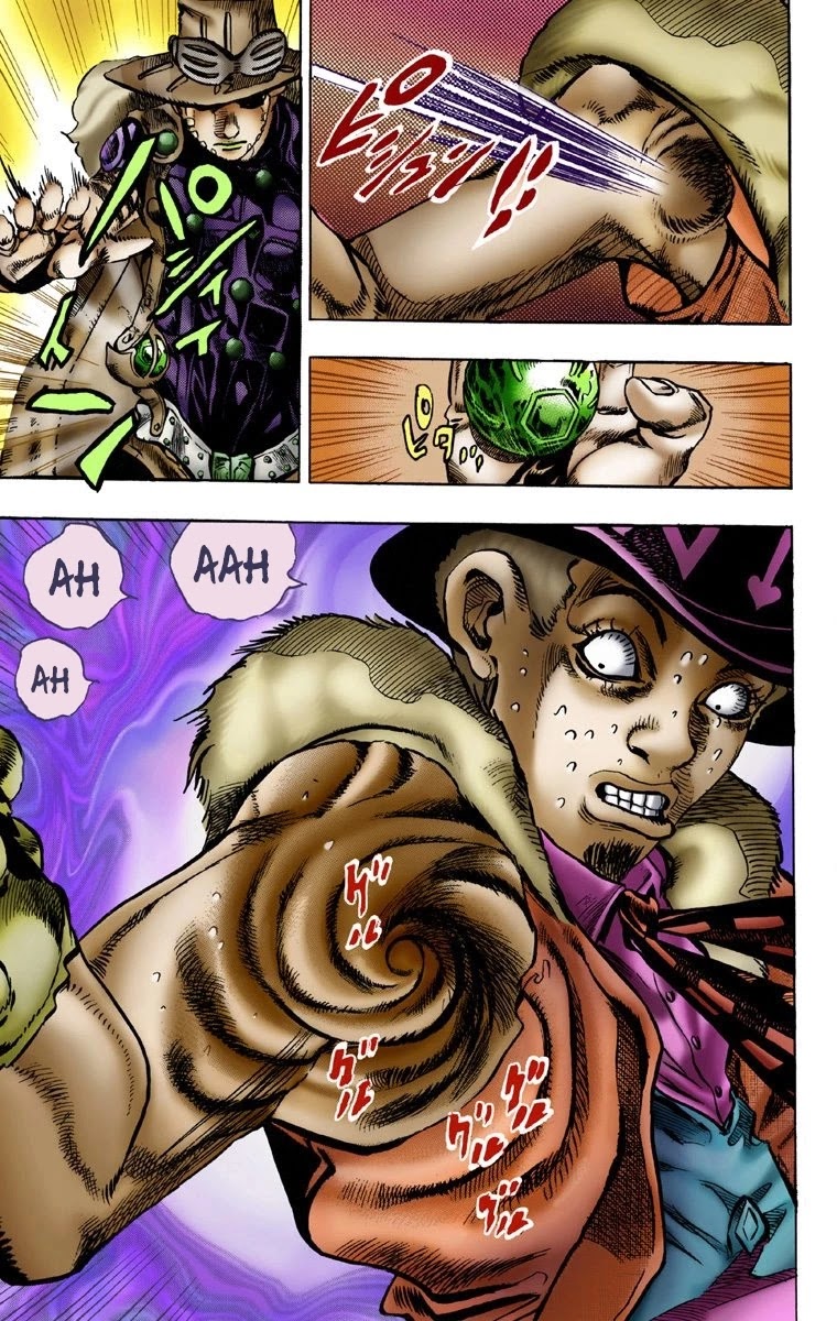 JoJo's Bizarre Adventure Part 7 - Steel Ball Run (Official Colored) Chapter 2 page 22 - Chapter 2: Gyro Zeppeli