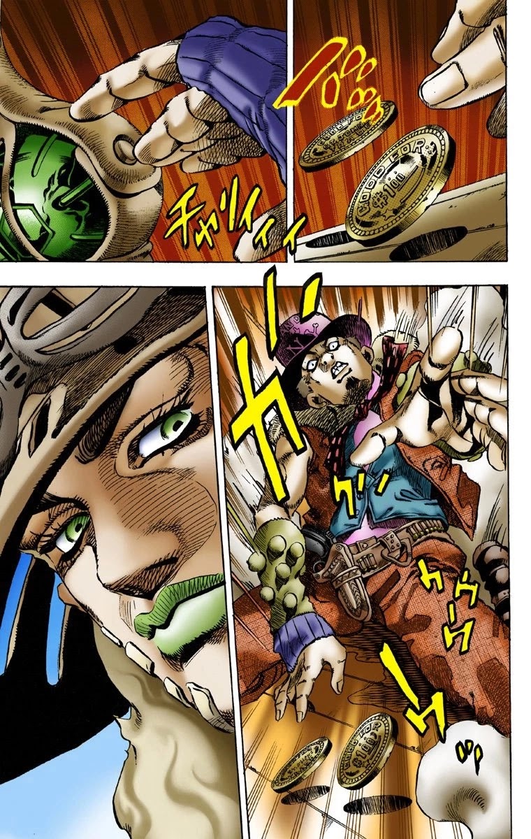 JoJo's Bizarre Adventure Part 7 - Steel Ball Run (Official Colored) Chapter 2 page 9 - Chapter 2: Gyro Zeppeli