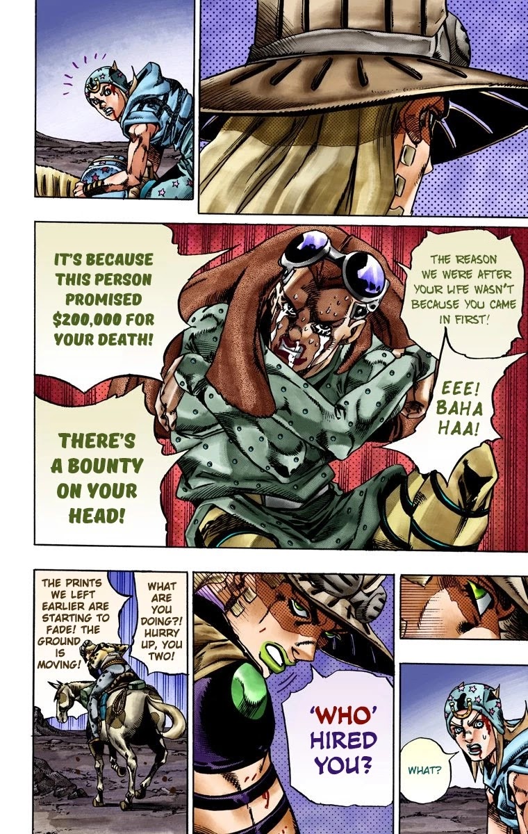 JoJo's Bizarre Adventure Part 7 - Steel Ball Run (Official Colored) Chapter 20 page 10 - Chapter 20: The Duty of Gyro Zeppeli Part 1