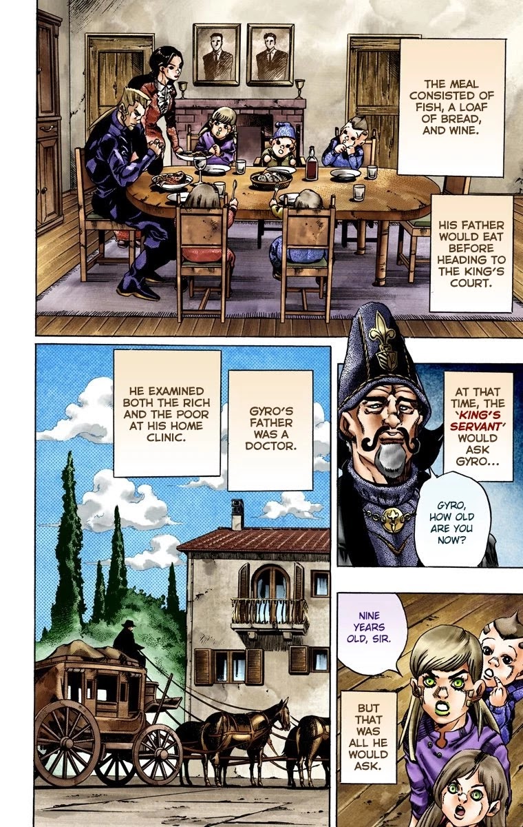 JoJo's Bizarre Adventure Part 7 - Steel Ball Run (Official Colored) Chapter 20 page 16 - Chapter 20: The Duty of Gyro Zeppeli Part 1