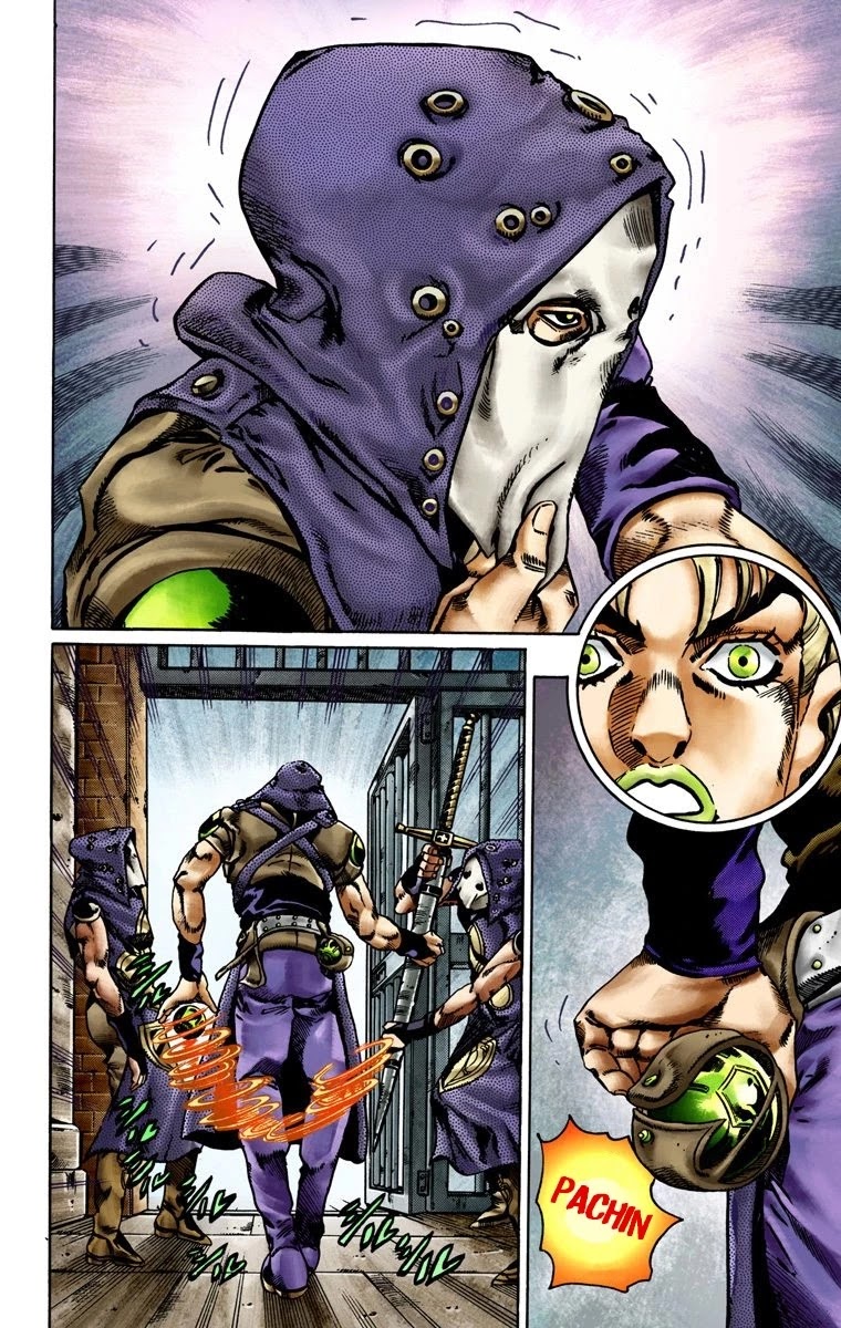 JoJo's Bizarre Adventure Part 7 - Steel Ball Run (Official Colored) Chapter 20 page 24 - Chapter 20: The Duty of Gyro Zeppeli Part 1
