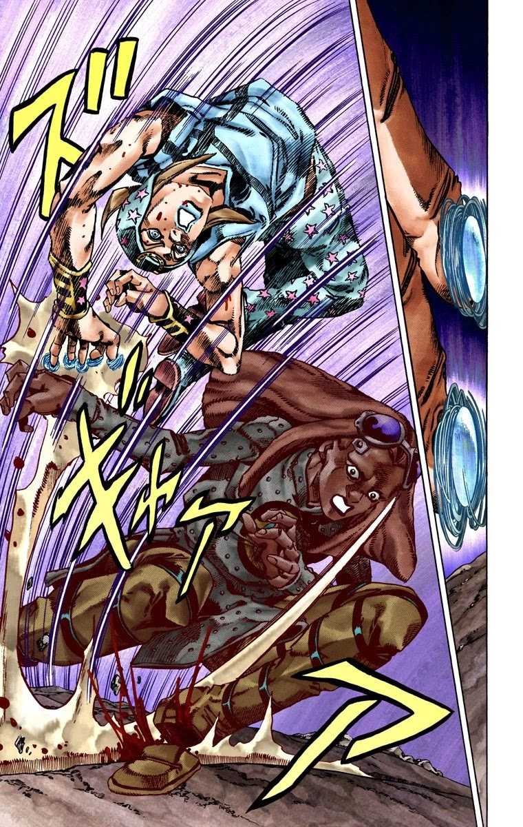 JoJo's Bizarre Adventure Part 7 - Steel Ball Run (Official Colored) Chapter 20 page 5 - Chapter 20: The Duty of Gyro Zeppeli Part 1