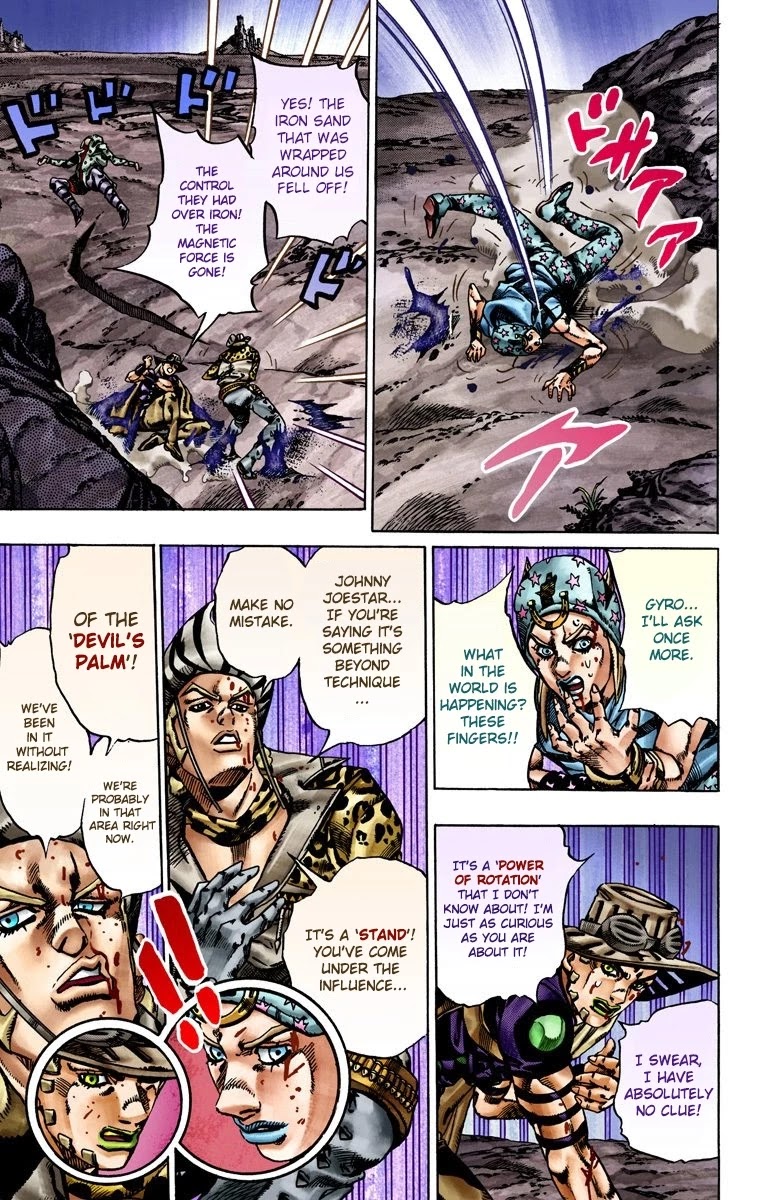 JoJo's Bizarre Adventure Part 7 - Steel Ball Run (Official Colored) Chapter 20 page 7 - Chapter 20: The Duty of Gyro Zeppeli Part 1